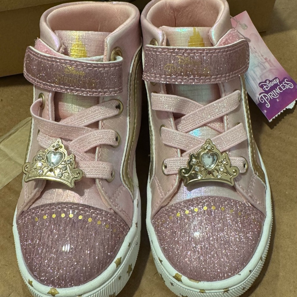 Disney Princess Pink Glitter Sneakers